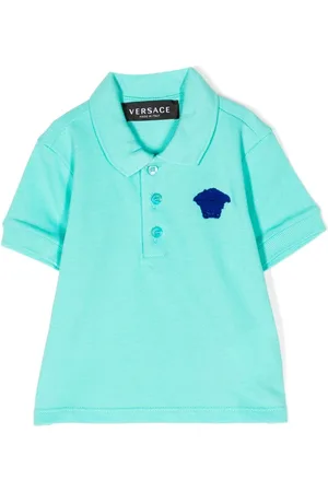 Versace Safety Pin short-sleeve Polo Shirt - Farfetch