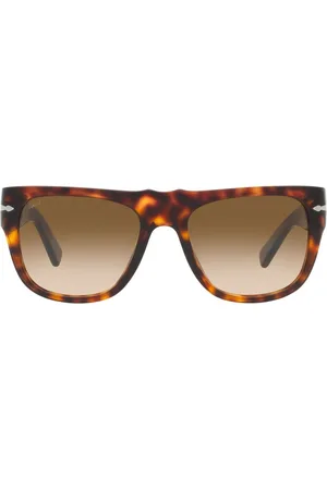 Persol Tortoiseshell rectangle-frame sunglasses