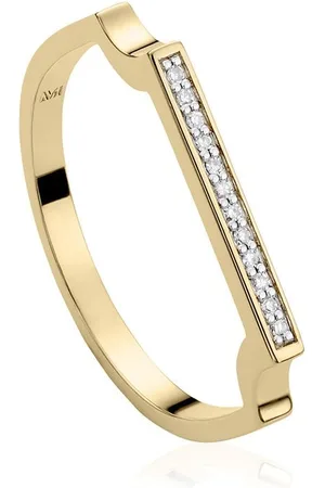Monica Vinader Signature Thin Diamond ring