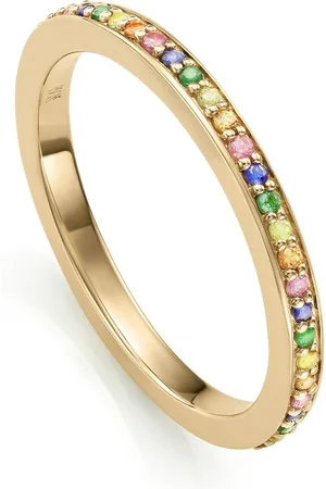 Monica Vinader Skinny sapphire eternity ring