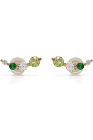Dinny Hall Crystal-embellished stud earrings