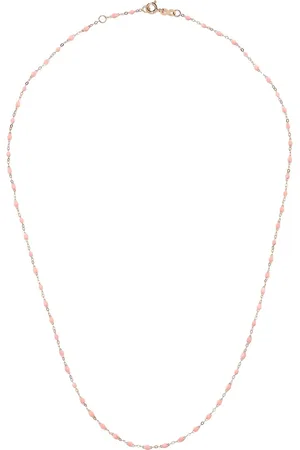 GIGI CLOZEAU 18kt rose gold Saumon bead necklace