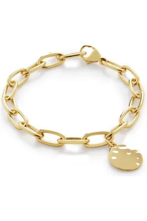 Monica Vinader ID chain-link charm bracelet