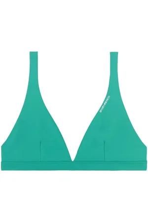 Sporty & Rich Logo-print bikini top