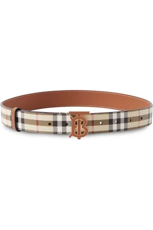 monogram-plaque buckled belt