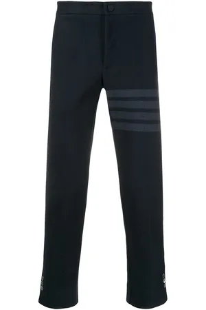 Thom Browne Slim-fit tonal 4-Bar trousers