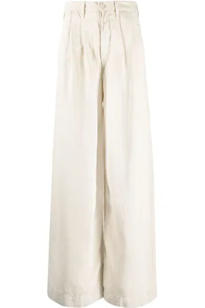 Mother High-rise wide-leg jeans