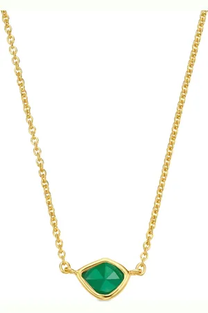 Monica Vinader Siren logo-plaque necklace