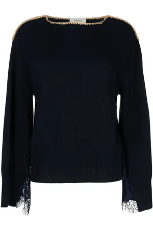 Onefifteen Floral-lace detail sweatshirt