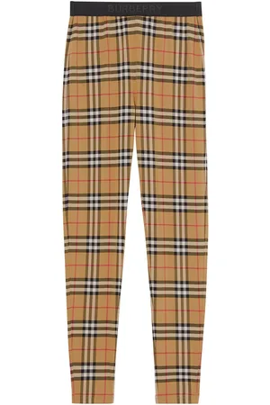 Burberry Vintage check logo leggings