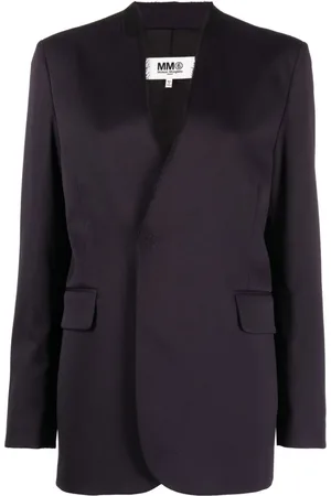 Maison Margiela Raw-edge single-breasted blazer