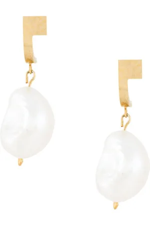 HSU JEWELLERY LONDON Pearl drop earrings