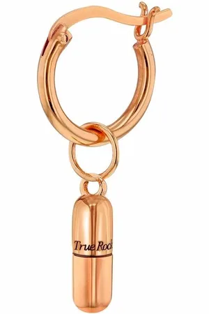 TRUE ROCKS Mini pill hoop earring