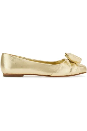 Salvatore Ferragamo Vara bow-detail ballerina shoes