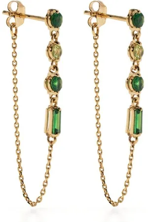 Dinny Hall Crystal-embellished drop earrings