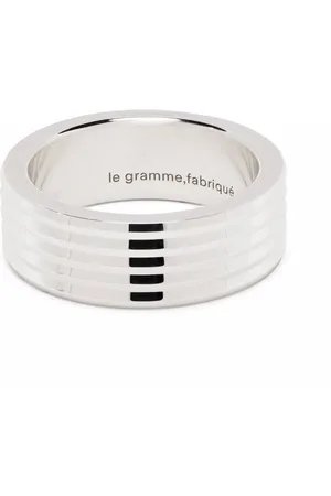 Le Gramme Guilloch?? horizontal ribbon ring