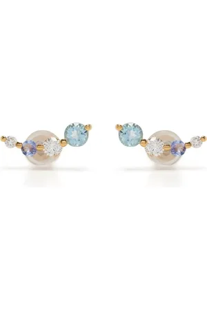Dinny Hall Crystal-embellished stud earrings