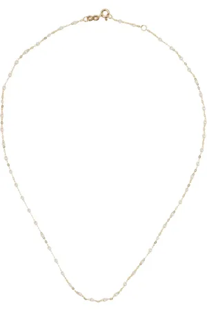 GIGI CLOZEAU 18kt yellow gold opal necklace