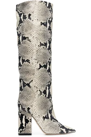 PARIS TEXAS Python-print 120mm boots