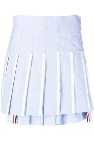 Thom Browne Pleated high-waist skirt