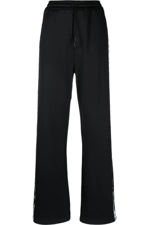 Dsquared2 Logo-tape wide-leg track pants