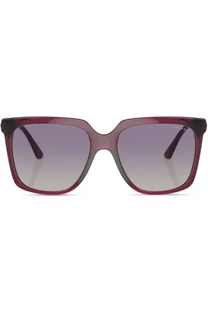 vogue Translucent-design square-frame sunglasses