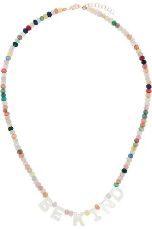 Roxanne First Be Kind 14kt rose gold jade necklace