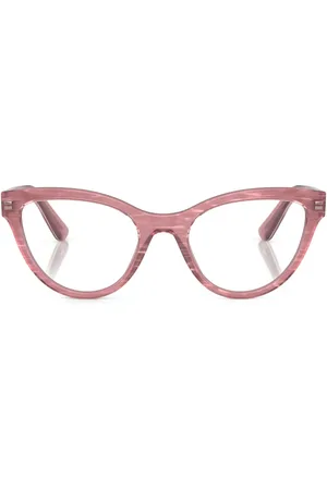 Dolce & Gabbana Cat-eye frame clear-lenses glasses