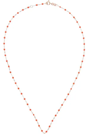 GIGI CLOZEAU 18kt rose gold coral necklace