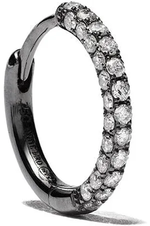 We by White Bird 18kt gold Giulia diamond single hoop