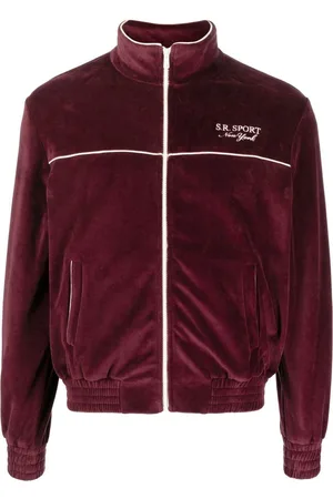 Sporty & Rich SR Sport velour track jacket
