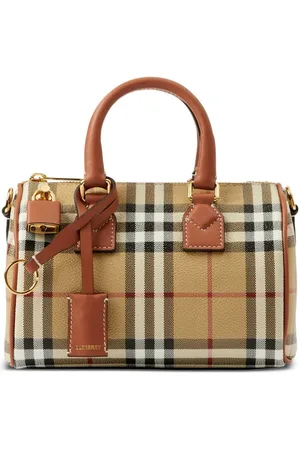 Burberry Check Mini Bowling bag