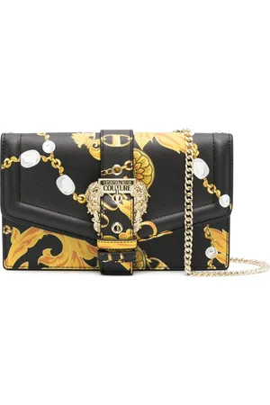 VERSACE Baroque-print cross body bag