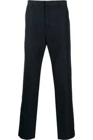 Vince Straight-leg hemp trousers