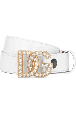 Dolce & Gabbana DG-logo leather belt