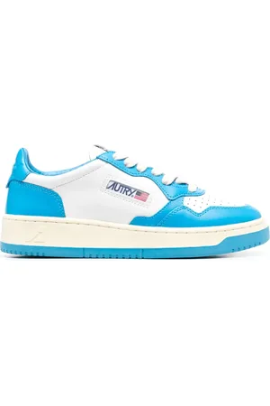 Autry Two-tone low-top leather sneakers