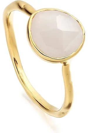 Monica Vinader Siren Stacking Moonstone ring