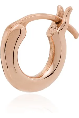 Roxanne First 14kt rose gold huggie earring
