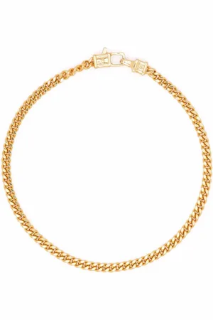 TOM WOOD Curb M -plated sterling silver bracelet