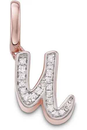 Monica Vinader U diamond pendant charm