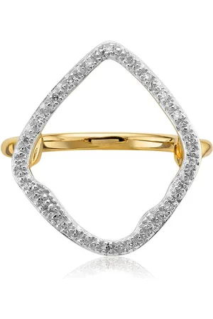 Monica Vinader Riva Hoop Cocktail Diamond ring