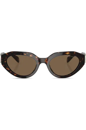 Michael Kors Cat eye-frame tortoiseshell-effect sunglasses