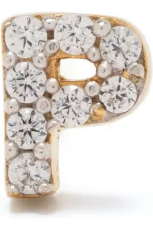 Missoma Initial single stud earring
