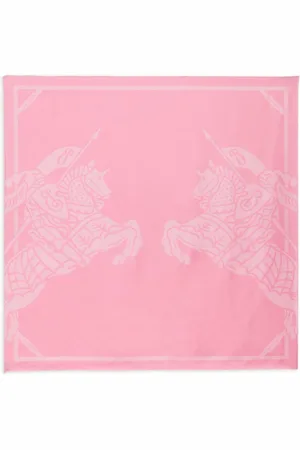 Burberry Equestrian Knight silk scarf