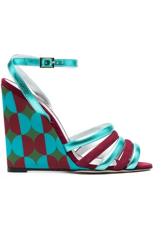 La DoubleJ Tones 135mm wedge sandals