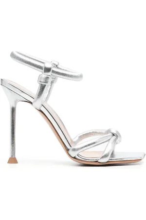 Gianvito Rossi Juno 110mm metallic sandals