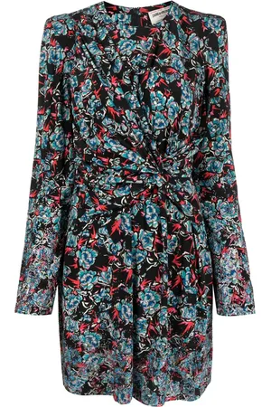 Zadig & Voltaire Radar floral-print embellished silk minidress