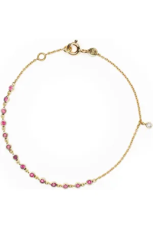 We by White Bird 18kt yellow gold Clarisse ruby bracelet