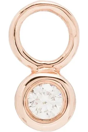 Roxanne First 14kt rose gold diamond single charm