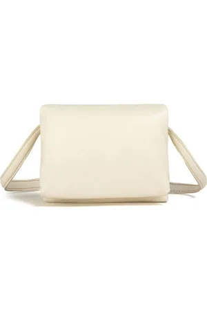 Marni Prisma clasp-fastening leather pochette